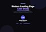 build a responsive landing page with smooth animations